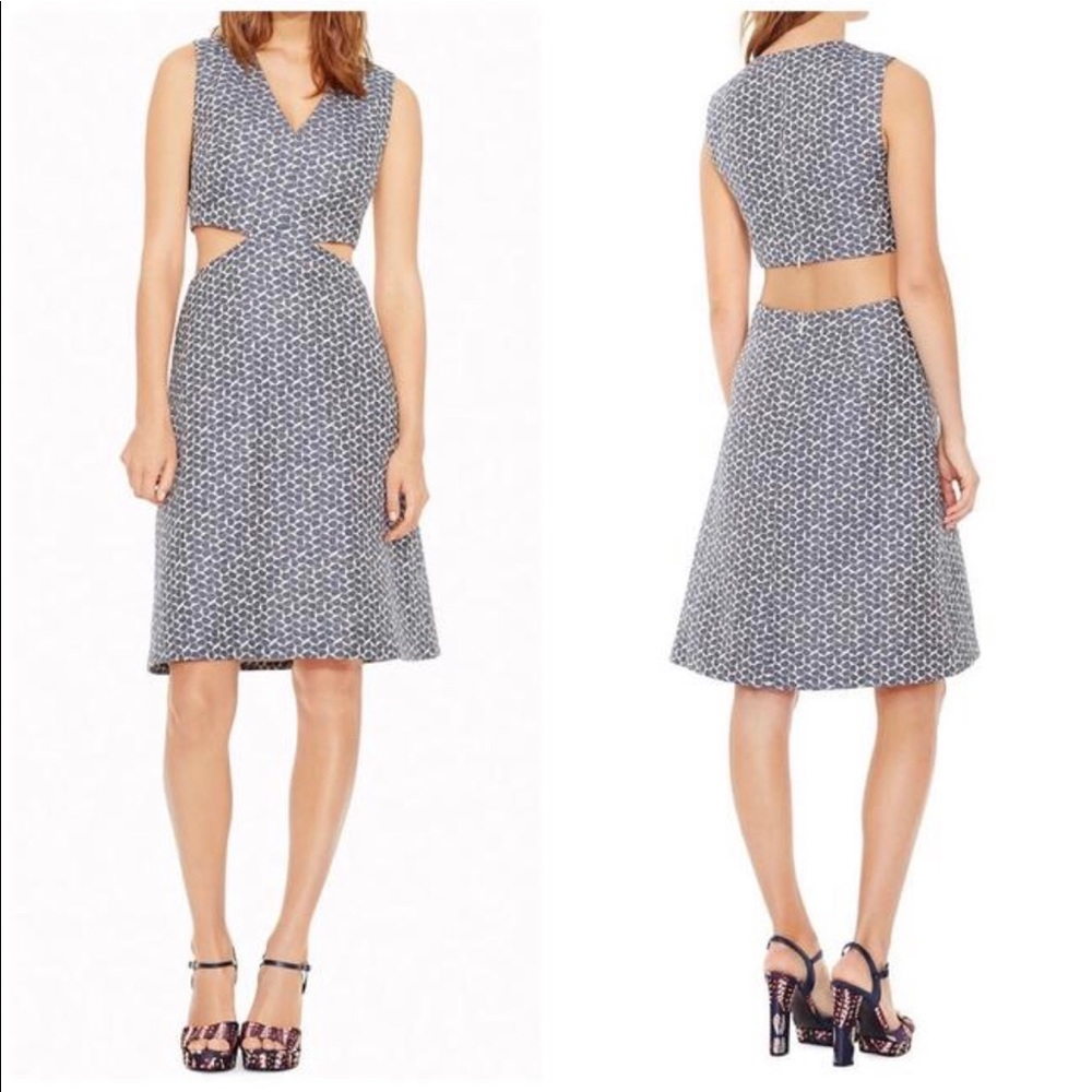 Tory Burch Sateen Jacquard Dress EXQUISITE STYLE